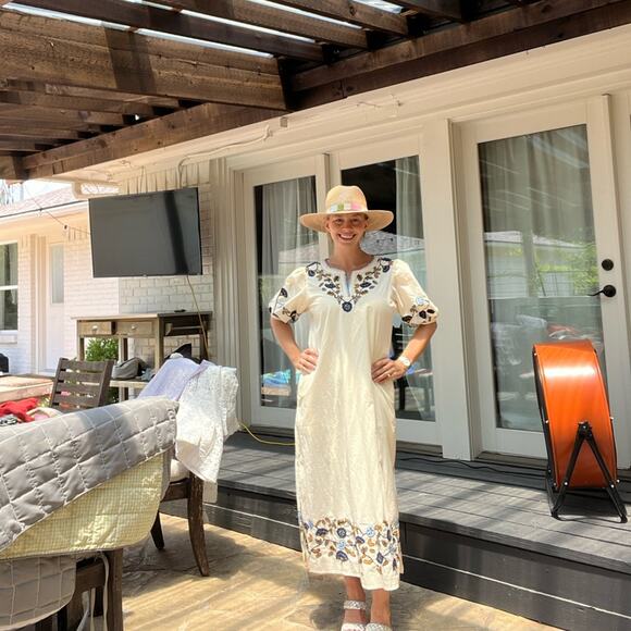 Roller rabbit DAVINA EMBROIDERY LUCA CAFTAN - Picture 7 of 16